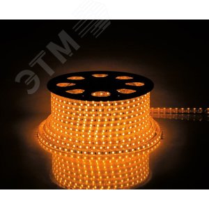 Лента светодиодная 4.4Вт/м 220В желтый IP65 60LED/м LS704 - Feron