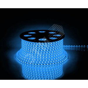 Лента светодиодная LEDх60/м 14.4w/m 220в IP68 синяя (1м) (LS707 синий) - Feron
