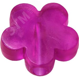 DF-LC07009 украшение для гирлянд 20шт цветок, фиолетовый | 26641 | FERON 2