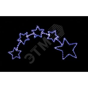 Световая фигура Звездопад LED белый+синий IP44 (LT010) - Feron