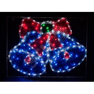 Световая фигура Колокольчики LED белый синий зеленый красный (LT016) - Feron