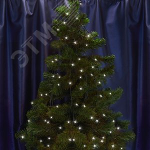 Гирлянда линейная 200 LED 5000K 20 м+5 м зеленый шнур - Feron