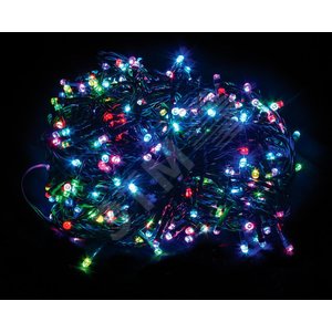 Гирлянда линейная 100 LED мульти батарейки 10м+0.5м (CL305) - Feron