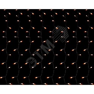 Гирлянда Дождь 169LED 3300K эффект стробов 1.95х1.8м+5м (CL11) - Feron