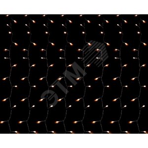Гирлянда занавес 1600LED 3300K эффект стробов 6х6м+5м (CL13) - Feron