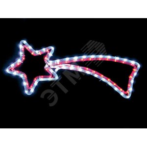 Световая фигура Комета LED белый+красный IP44 (LT009) - Feron