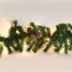 Гирлянда Ветка елки 48LED 2.7м+0.3м шнур (CL560) - Feron