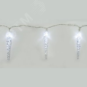 Гирлянда Сосульки в промо-упаковке 5LED 0.8м (CL552) - фото 2