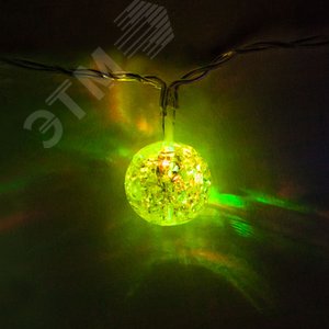 Гирлянда Ледяные шарики 10LED 0.9м (CL554) - фото 2