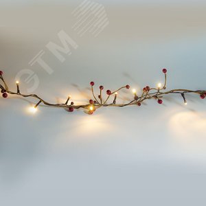 Гирлянда Красные ягоды 20LED 1.7м (CL557) - фото 2