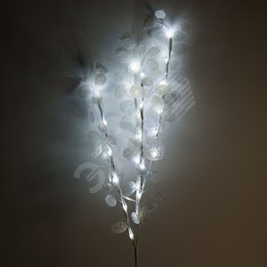 Ветка с белыми листьями LED (LD219B) - Feron
