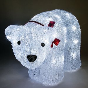 Световая фигура Медведь средний,акриловая,40LED (LT038) - Feron