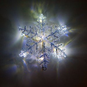 Световая фигура Снежинка LED RGB от батареек (LT705) - Feron