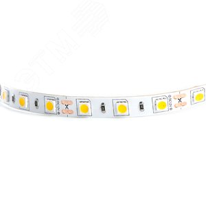 Лента светодиодная 14.4Вт/м 12В 3000К IP20 60LED/м LS606 - фото 3