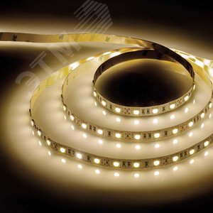 Лента светодиодная 14.4Вт/м 12В 3000К IP20 60LED/м LS606 - фото 7