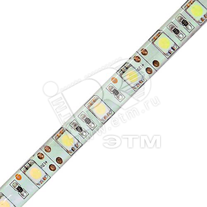 Лента светодиодная LEDх30/м 5м 7.2w/m 12В IP65 красный/зеленая/синяя (LS607 RGB) - Feron
