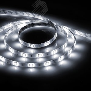Лента светодиодная 14.4Вт/м 12В 6500К IP65 60LED/м LS607 - Feron