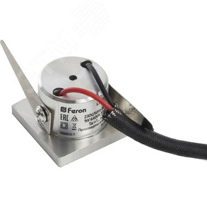 Светильник светодиодный ДВО-1w 6400K 43Лм квадратный серебро (G774) 7