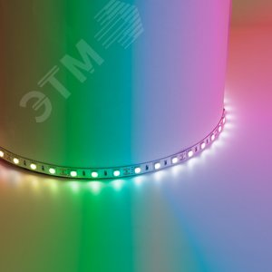 Комплект светодиодной ленты 14.4Вт/м 12В RGB IP20 60LED/м с драйвером LS606 - фото 2