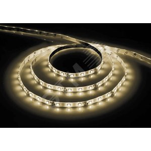 Лента светодиодная LEDх60/м 1м 4.8w/m 12в IP65 тепло-белый (LS604 теп-бел.) - Feron