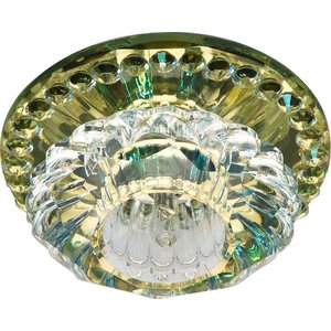 Светильник JD125 JC 20w G4 желтый/хром - Feron