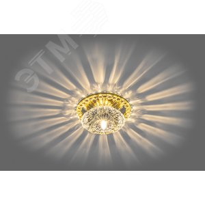 Светильник JD125 JC 20w G4 желтый/хром - фото 2
