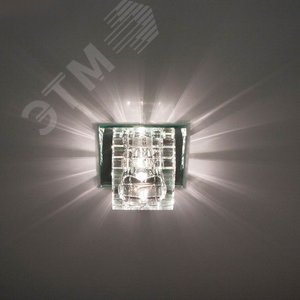 Светильник ИВО-35w 220в G9 прозрачный с прозрачным стеклом (JD106 прозр/прозр.) - фото 2