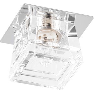Светильник ИВО-35w 220в G9 хром с прозрачным стеклом (CD2727 хр/прозр.) - Feron