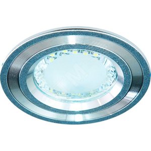 Светильник светодиодный ДВО-3.5Вт 24LED 4000K с лампой серебро (DL4747 сереб.) - Feron