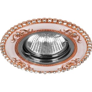 Светильник ИВО-35w 220в G5.3 хром/шампань (CD2054 хр/шампань) - Feron