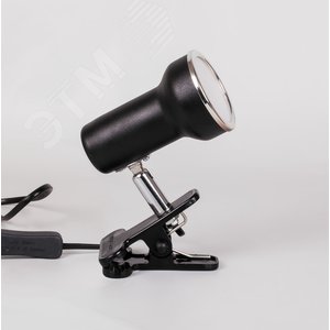 Светильник светодиодный ДБО-7w 4000К 560Лм G5.3 прищепка черный (AL7020) 2