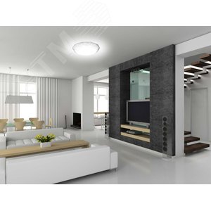 Светильник светодиодный ДБО-24w 4000К 1680Лм матовый с эффектом звездного неба (AL589) 3