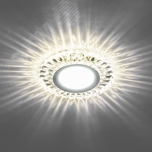Светильник точечный потолочный встраиваемый CD902 15LED*2835 SMD 4000K, MR16 50W G5.3, белый, хром | 28845 | FERON 2