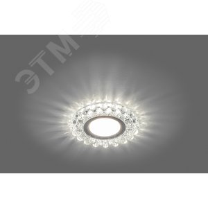 Светильник точечный потолочный встраиваемый CD909 15LED*2835 SMD 4000K, MR16 50W G5.3, прозрачный, хром | 28892 | FERON 2