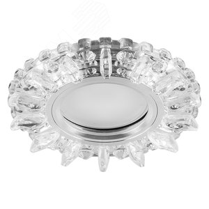 Светильник точечный потолочный встраиваемый CD910 15LED*2835 SMD 4000K, MR16 50W G5.3, прозрачный, хром | 28893 | FERON