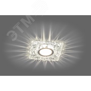 Светильник точечный потолочный встраиваемый CD920 15LED*2835 SMD 4000K, MR16 50W G5.3, прозрачный, хром | 28895 | FERON 2