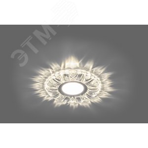 Светильник точечный потолочный встраиваемый CD921 15LED*2835 SMD 4000K, MR16 50W G5.3, прозрачный, хром | 28896 | FERON 2