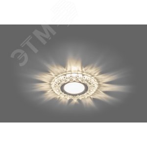 Светильник точечный потолочный встраиваемый CD925 15LED*2835 SMD 4000K, MR16 50W G5.3, прозрачный, хром | 28900 | FERON 2