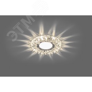 Светильник точечный потолочный встраиваемый CD927 15LED*2835 SMD 4000K, MR16 50W G5.3, прозрачный, хром | 28902 | FERON 2
