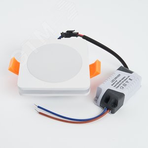 Светильник светодиодный ДВО-7w 4000K 560Лм белый 2