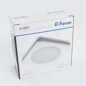 Светильник светодиодный ДВО-7w 4000K 560Лм белый 6