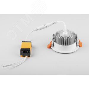 Светодиодный светильник AL650 встраиваемый 7W 4000K белый с хромом | 28931 | Feron 2