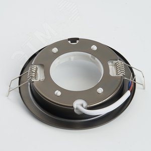 Светильник ДВО-15w GX53 без лампы черный хром 4
