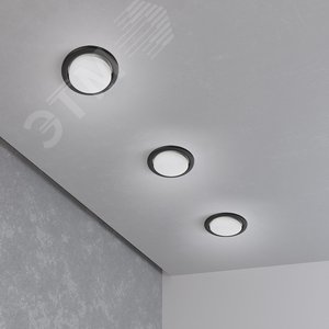 Светильник ДВО-15w GX53 без лампы черный хром 5