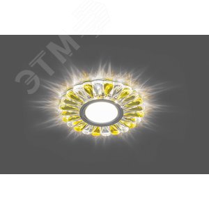 ИВО-50w G5.3,с/LED,4000К,хром,с/с прозр-жел.Feron - фото 2