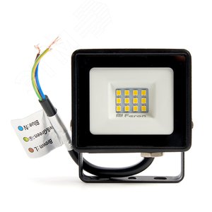 Прожектор светодиодный ДО-10w 4000К 800 Лм IP65 черный 4