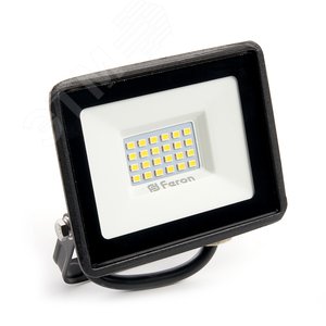 Прожектор светодиодный ДО-30w 4000К 2850 Лм IP65 черный - Feron
