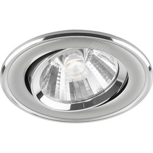 Светильник встраиваемый светодиодный декоративный AL621, 15W, 1200Lm, 4000K, диммируемый, серебро, поворотный | 29573 | FERON - Feron