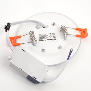 Светильник светодиодный ДВО-6w 4000K 480Лм со светодиодной подсветкой 4000К белый (AL2440) 3