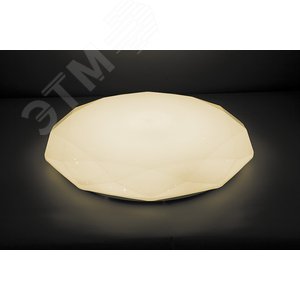 Светильник светодиодный ДБО-36w матовый с эффектом Звездного неба регулировкой цветовой температуры 3000-6500К светового потока max 2900Лм и режима освещенности с пультом управления и таймером выключения 4